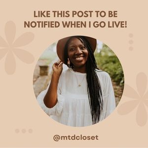 🌸 Like this post to be notified when I go live! 🌸
